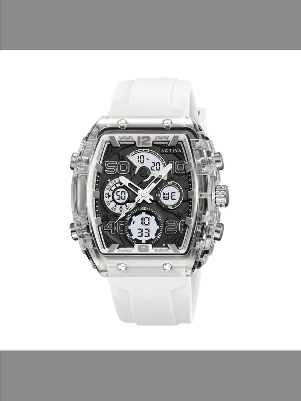 ACW8109-002 - Activa Vion X Invicta Digital Essentials Men’s Watch - 45mm, White